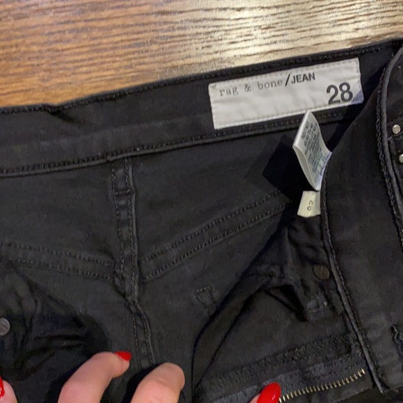 Rag & Bone size 28 skinny studded jean - Picture 3 of 4